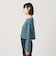 ＜NICE WEATHER＞マルチボーダー ショートロングスリーブ Tシャツ