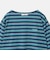 ＜NICE WEATHER＞マルチボーダー ショートロングスリーブ Tシャツ