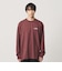 ＜NICE WEATHER＞ロゴ ロングスリーブ Tシャツ