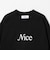 ＜NICE WEATHER＞NICE ロゴ ロング スリーブTシャツ