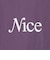 ＜NICE WEATHER＞NICE ロゴ ロング スリーブTシャツ