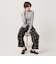 リブ トリミング カーディガン ウォッシャブル