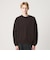 KNITEE フェザー コットン ヘンリーネック ニット Tシャツ ウォッシャブル