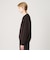 KNITEE フェザー コットン ヘンリーネック ニット Tシャツ ウォッシャブル