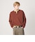 KNITEE フェザー コットン ヘンリーネック ニット Tシャツ ウォッシャブル