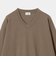 KNITEE フェザー コットン Vネック ニット Tシャツ ウォッシャブル