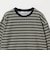 ベロアボーダー ロングスリーブ Tシャツ