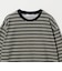 ベロアボーダー ロングスリーブ Tシャツ