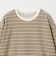 ベロアボーダー ロングスリーブ Tシャツ