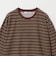 ベロアボーダー ロングスリーブ Tシャツ