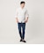 【WEB限定 WARDROBE SMART】コットン バンドカラー スキッパー シャツ