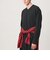 ウォッシュド ボーダー Vネック ロングスリーブ Tシャツ