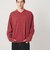ウォッシュド ボーダー Vネック ロングスリーブ Tシャツ