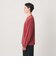 ウォッシュド ボーダー Vネック ロングスリーブ Tシャツ