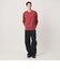 ウォッシュド ボーダー Vネック ロングスリーブ Tシャツ