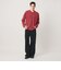 ウォッシュド ボーダー Vネック ロングスリーブ Tシャツ