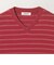 ウォッシュド ボーダー Vネック ロングスリーブ Tシャツ