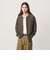 カールヤーン ストライプ ニット シャツ