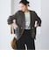 【WEB限定 Wardrobe DAILY MINIMAL】メランジ ダブルノーカラージャケット ウォッシャブル