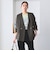 【WEB限定 Wardrobe DAILY MINIMAL】メランジ ダブルノーカラージャケット ウォッシャブル