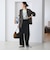 【WEB限定 Wardrobe DAILY MINIMAL】メランジ ダブルノーカラージャケット ウォッシャブル