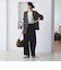 【WEB限定 Wardrobe DAILY MINIMAL】メランジ ダブルノーカラージャケット ウォッシャブル