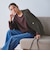 【WEB限定 Wardrobe DAILY MINIMAL】メランジ ダブルノーカラージャケット ウォッシャブル