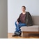 【WEB限定 Wardrobe DAILY MINIMAL】メランジ ダブルノーカラージャケット ウォッシャブル