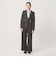 【WEB限定 Wardrobe DAILY MINIMAL】メランジ ダブルノーカラージャケット ウォッシャブル