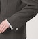 【WEB限定 Wardrobe DAILY MINIMAL】メランジ ダブルノーカラージャケット ウォッシャブル