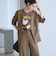 【WEB限定 Wardrobe DAILY MINIMAL】メランジ ダブルノーカラージャケット ウォッシャブル