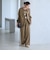 【WEB限定 Wardrobe DAILY MINIMAL】メランジ ダブルノーカラージャケット ウォッシャブル