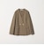 【WEB限定 Wardrobe DAILY MINIMAL】メランジ ダブルノーカラージャケット ウォッシャブル