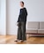 【WEB限定 Wardrobe DAILY MINIMAL】メランジ ステッチワイドパンツ ウォッシャブル