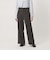 【WEB限定 Wardrobe DAILY MINIMAL】メランジ ステッチワイドパンツ ウォッシャブル