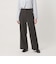 【WEB限定 Wardrobe DAILY MINIMAL】メランジ ステッチワイドパンツ ウォッシャブル