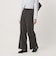 【WEB限定 Wardrobe DAILY MINIMAL】メランジ ステッチワイドパンツ ウォッシャブル