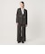 【WEB限定 Wardrobe DAILY MINIMAL】メランジ ステッチワイドパンツ ウォッシャブル