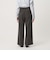 【WEB限定 Wardrobe DAILY MINIMAL】メランジ ステッチワイドパンツ ウォッシャブル