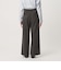 【WEB限定 Wardrobe DAILY MINIMAL】メランジ ステッチワイドパンツ ウォッシャブル