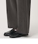 【WEB限定 Wardrobe DAILY MINIMAL】メランジ ステッチワイドパンツ ウォッシャブル