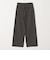 【WEB限定 Wardrobe DAILY MINIMAL】メランジ ステッチワイドパンツ ウォッシャブル