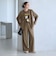 【WEB限定 Wardrobe DAILY MINIMAL】メランジ ステッチワイドパンツ ウォッシャブル