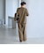 【WEB限定 Wardrobe DAILY MINIMAL】メランジ ステッチワイドパンツ ウォッシャブル