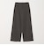 【WEB限定 Wardrobe DAILY MINIMAL】メランジ ステッチワイドパンツ ウォッシャブル