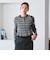 【WEB限定 Wardrobe DAILY MINIMAL】ボーダー ペプラムニットカーディガン