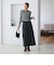 【WEB限定 Wardrobe DAILY MINIMAL】ボーダー ペプラムニットカーディガン