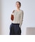【WEB限定 Wardrobe DAILY MINIMAL】ボーダー ペプラムニットカーディガン