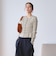 【WEB限定 Wardrobe DAILY MINIMAL】ボーダー ペプラムニットカーディガン
