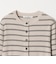 【WEB限定 Wardrobe DAILY MINIMAL】ボーダー ペプラムニットカーディガン